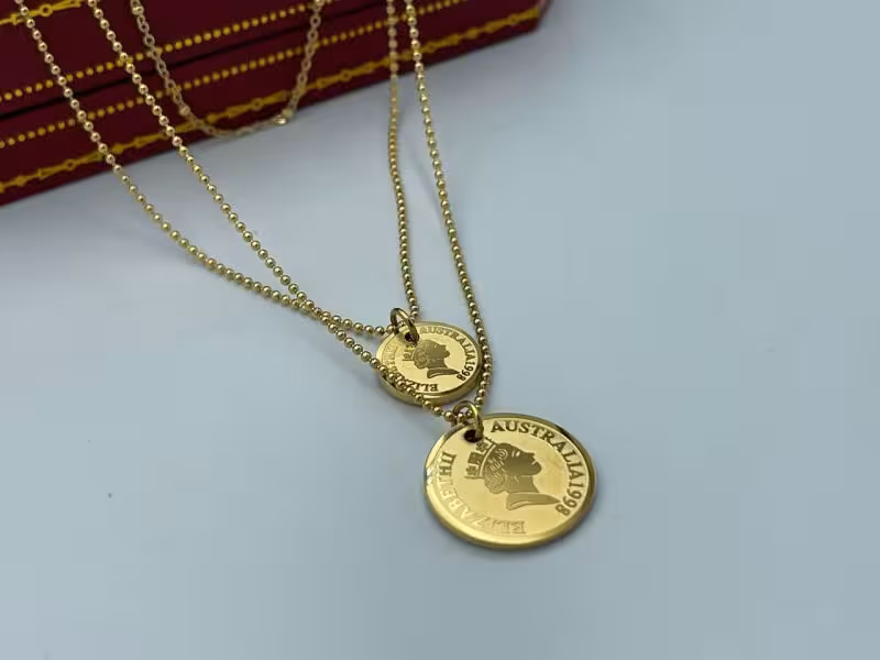 گردنبند بلند سه زنجیره الیزابت ظریف