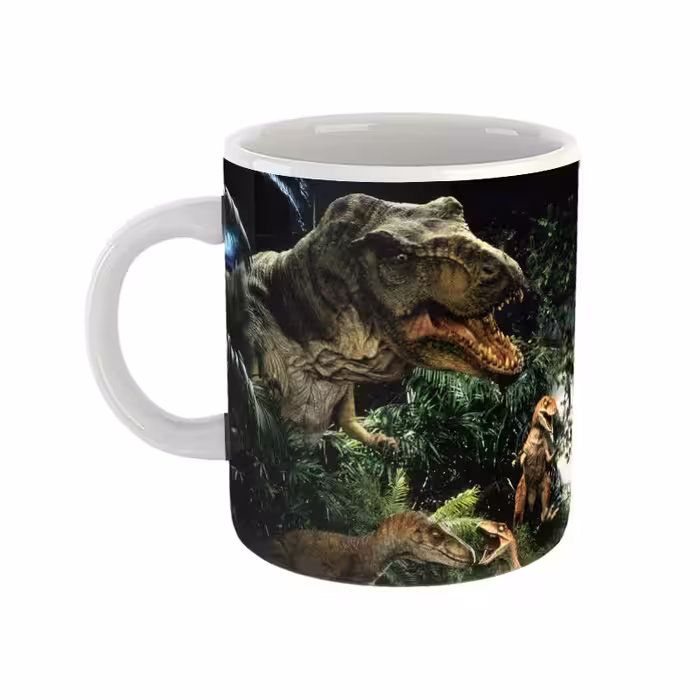 ماگ مدل jurassic world  طرح دایناسور