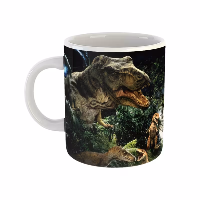 ماگ مدل jurassic world طرح دایناسور