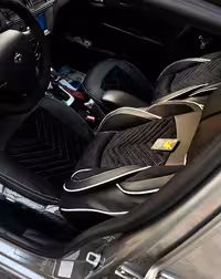 روکش صندلی تارا وسط مخمل بغل چرم نیولاماری پدطبی سروکمر تارا