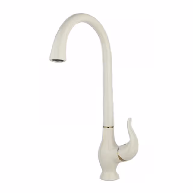 شیر ظرفشویی اکتاو راسان سفید طلایی