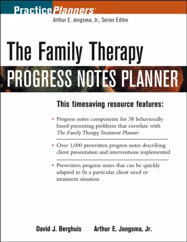 خرید و دانلود نسخه کامل کتاب The Family Therapy Progress Notes Planner (Practice Planners)