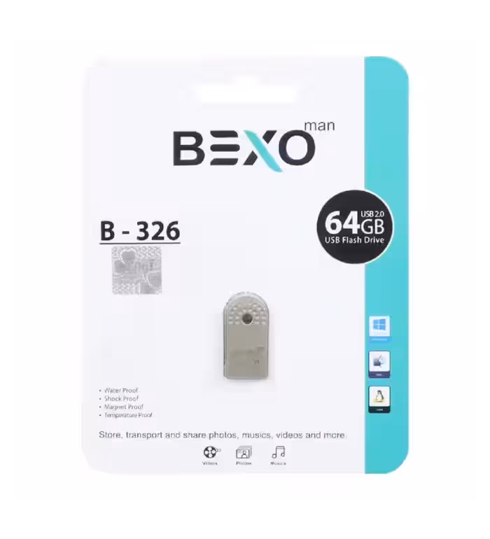 فلش مموری بکسو  64 گیگابایت مدل B-326 USB2.0