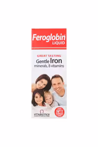 شربت آهن فروگلوبین طعم عسل و پرتقال Vitabiotics – حجم 200 ml