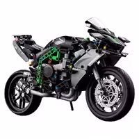 لگو طرح موتور کاوازاکی مدل Technic کد 88035، تعداد حدودا 643 قطعه، مدل نینجا کاوازاکی H2R