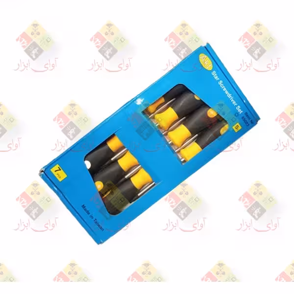 پیچ گوشتی 7 عددی ستاره ای AKT مدل 65003