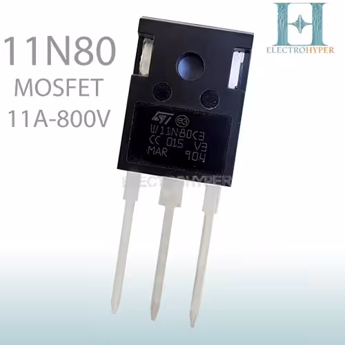 ترانزیستور ماسفت W11N80 N-Channel 800V 11A TO-247 | خرید و قیمت