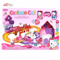 قطار هلو کیتی  اسباب بازی CARTOON CAT  906