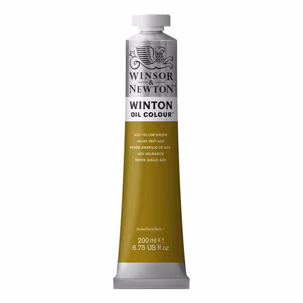 رنگ روغن وینزور وینتون 280 azo yellow green  (حجم 200 میلی لیتر)