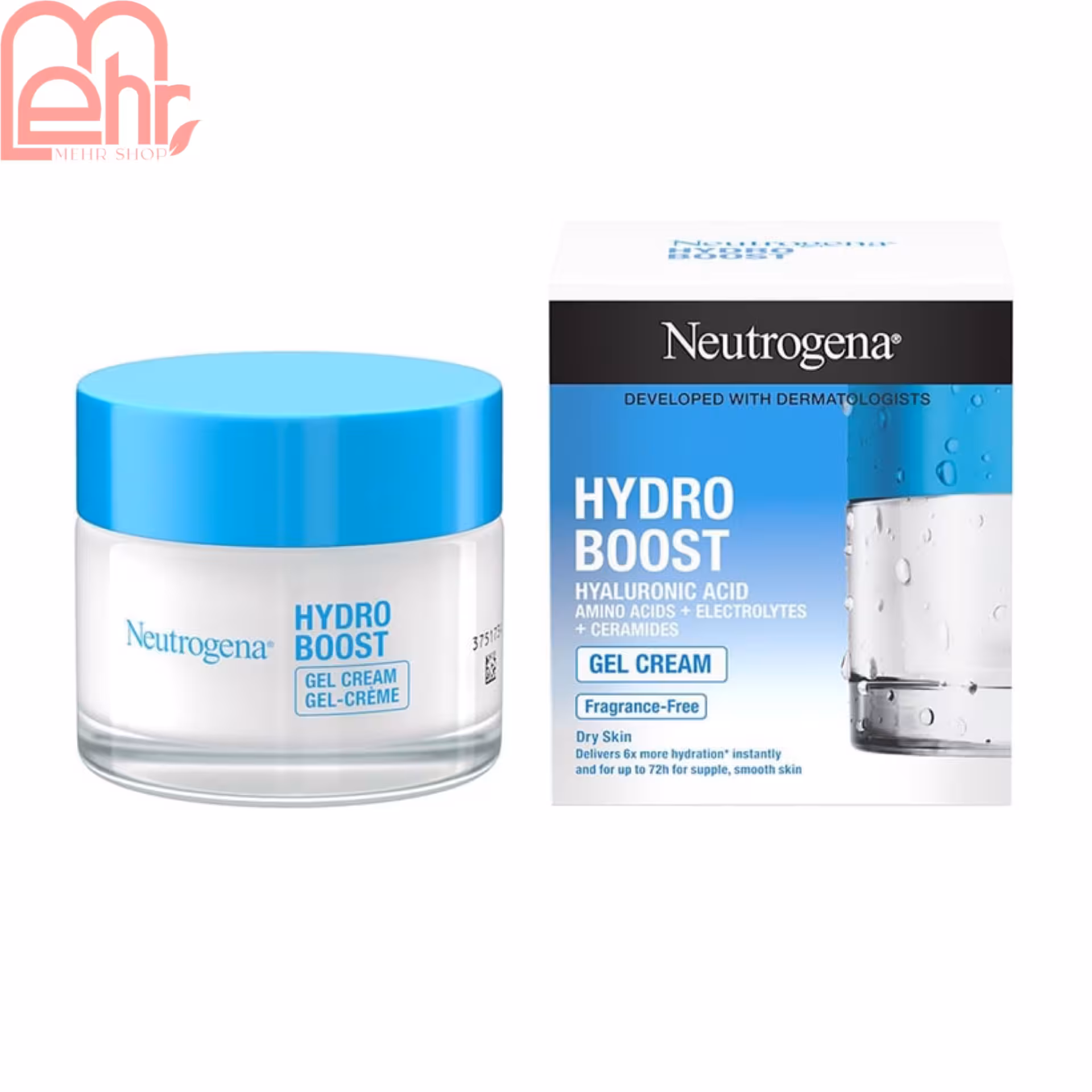 ژل کرم سرامید هیدروبوست نوتروژینا