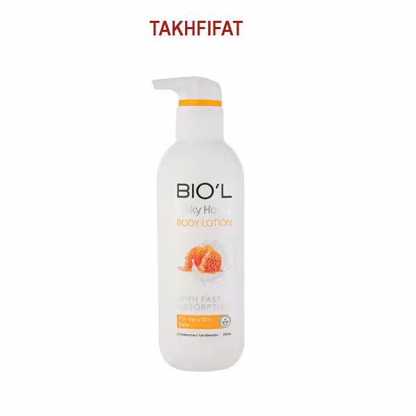 لوسیون بدن بیول مدل شیر و عسل حجم 250 میلی لیتر ( Biol Milky honey Body Lotion 250 ml )