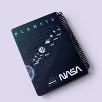 دفتر خط‌دار فانتزی ناسا سورمه ای لنگو (Lango)