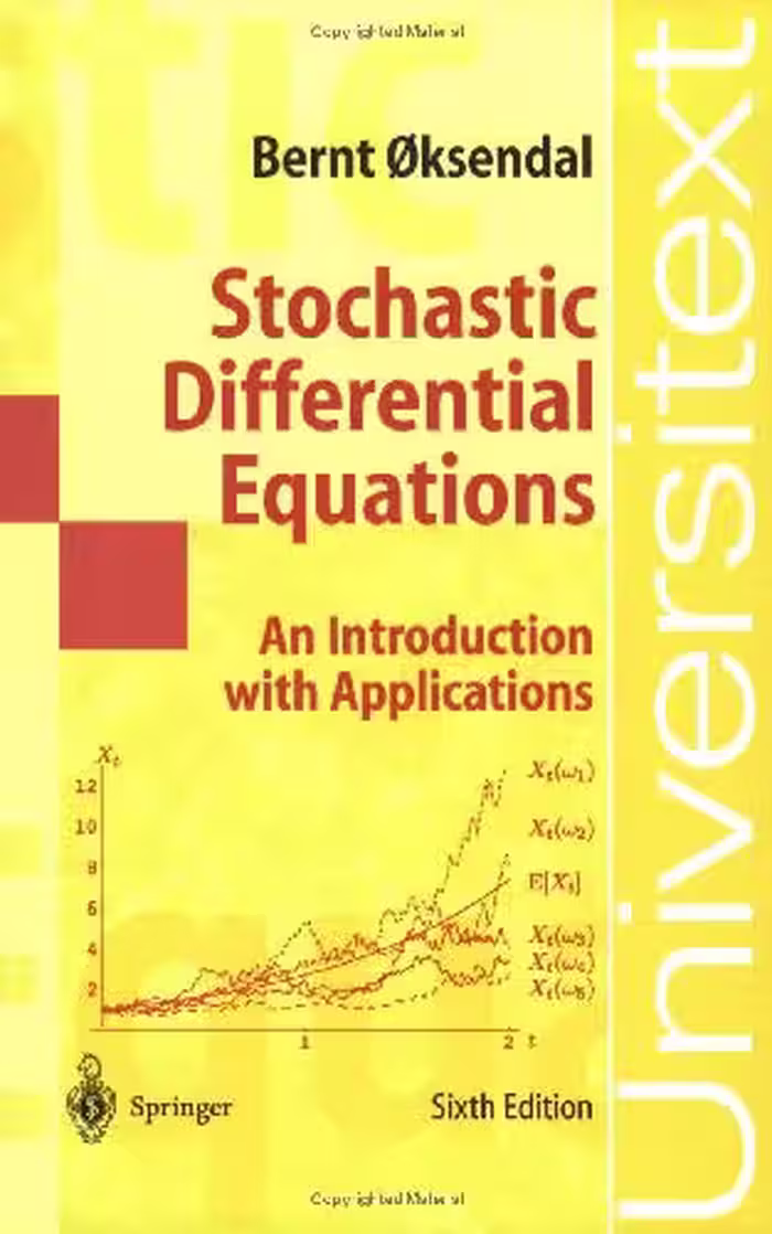 خرید و دانلود نسخه کامل کتاب Stochastic Differential Equations