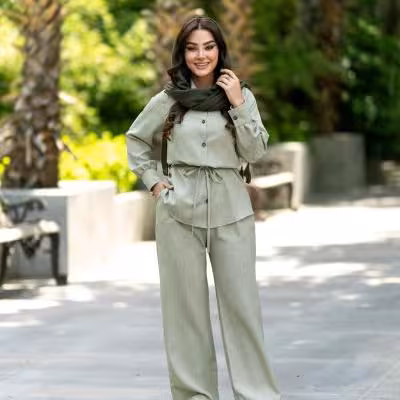 مانتو شلوار زنانه مدل ست شومیز شلوار