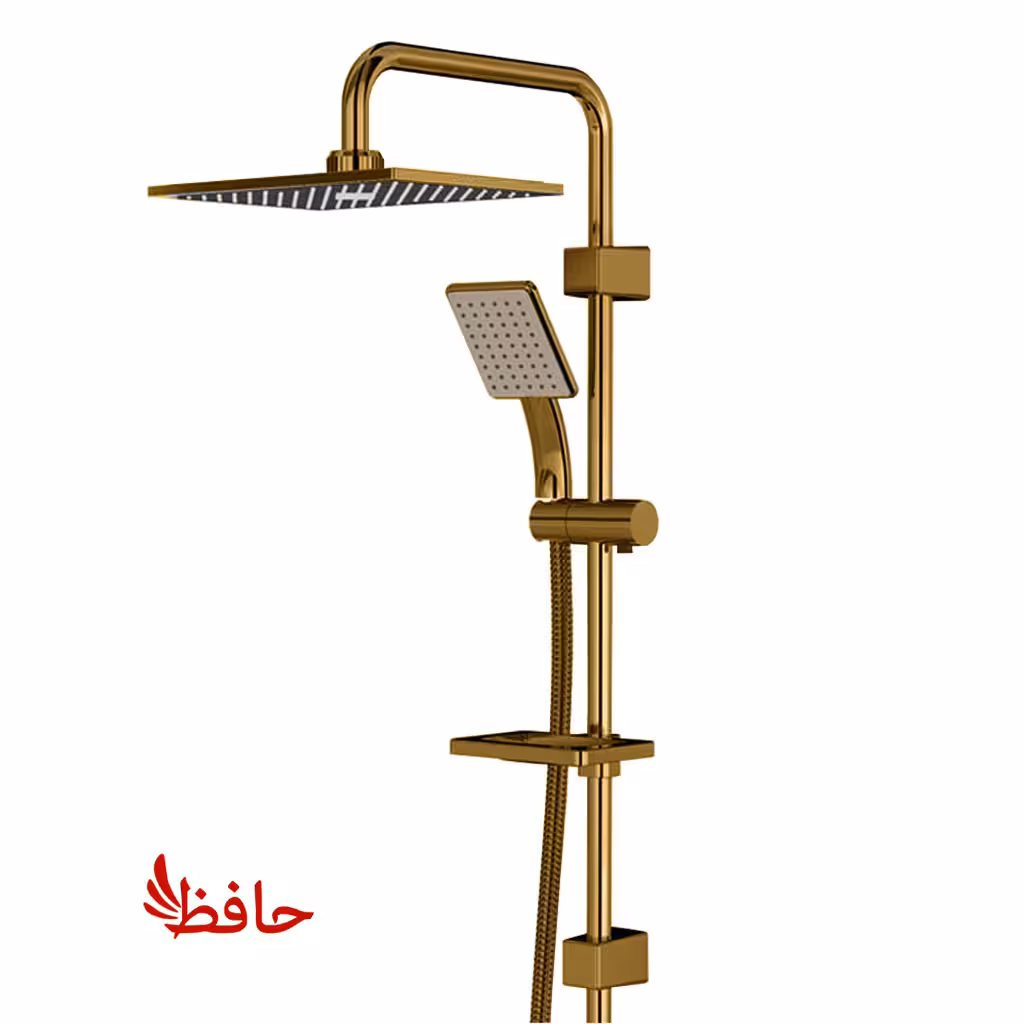 علم دوش دوکاره شودر مدل آلما طلایی مات