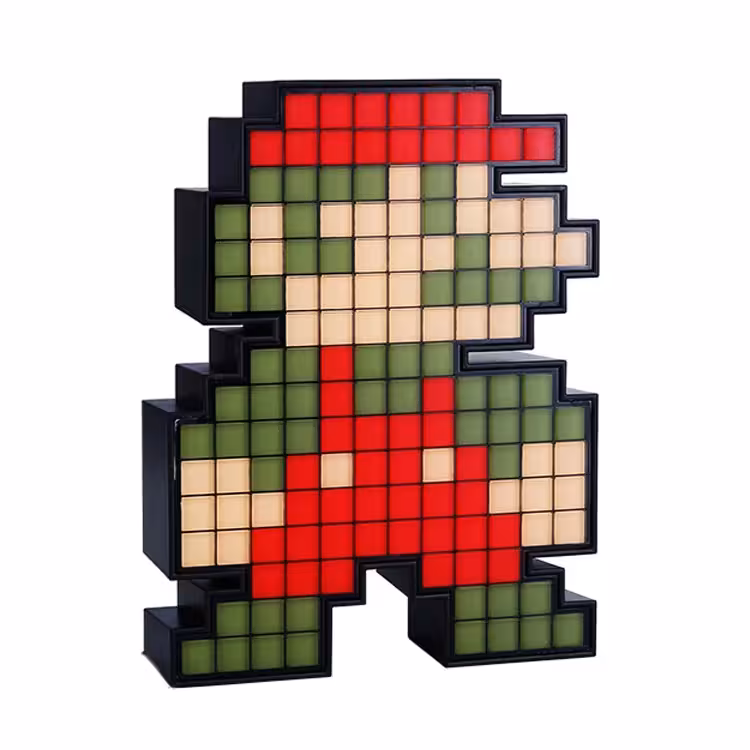 خرید لامپ پیکسلی رترو طرح بازی Super Mario Bros