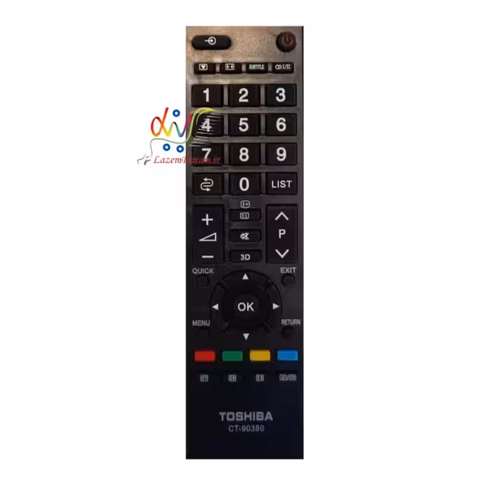 کنترل تلویزیون توشیبا مدل CT-90380