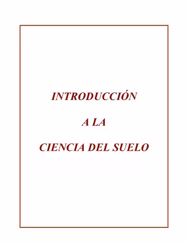 خرید و دانلود نسخه کامل کتاب Introducción a la ciencia del suelo