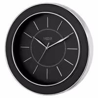 ساعت ديواری فلزی لوتوس کد محصول: LC-2204-FERNLEY-B-SILVER