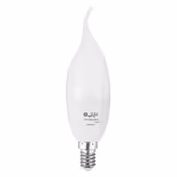 لامپ LED کم مصرف افراتاب، 7 وات، نور آفتابی، مدل اشکی، پایه E14، بسته 10 تایی