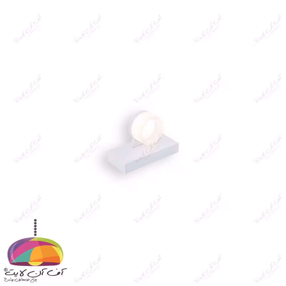 چراغ بالا آینه تک شعله 7 وات مدل A32 بدنه سفید