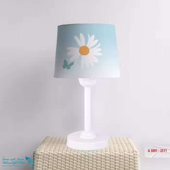 آباژور اتاق کودک طرح گل بابونه کد A3091