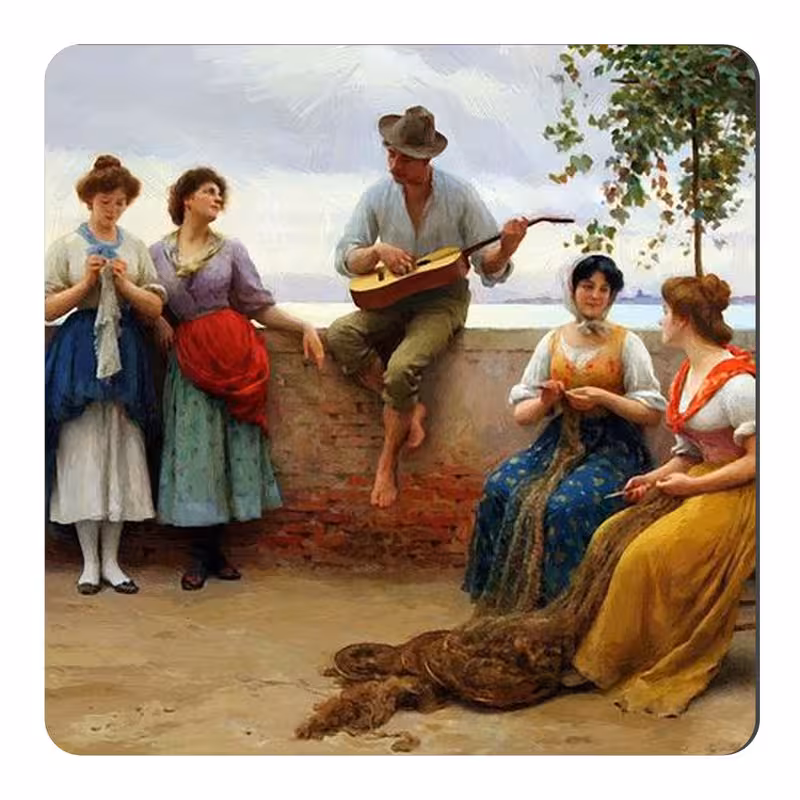 مگنت طرح عشاق روستایی کد wmg2594