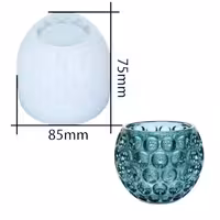 قالب سیلیکونی واداتی کاپ حفره دار قطر 8 ارتفاع 7 سانت