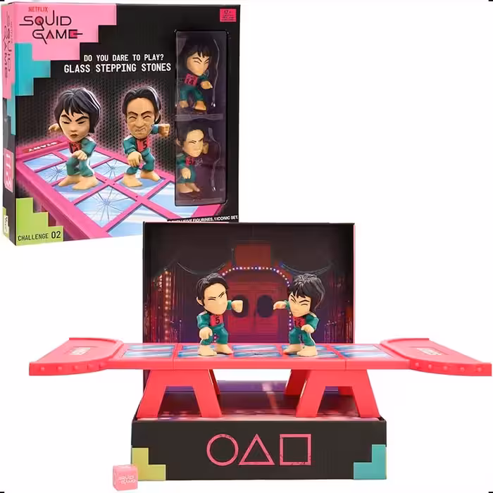 بازی شیشه‌ای Squid Game | اسکویید گیم | ست کلکسیونی همراه با فیگور