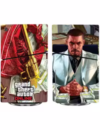 اسکین پی اس 5 اسلیم استاندارد برند گیم‌آور طرح GTA کد E