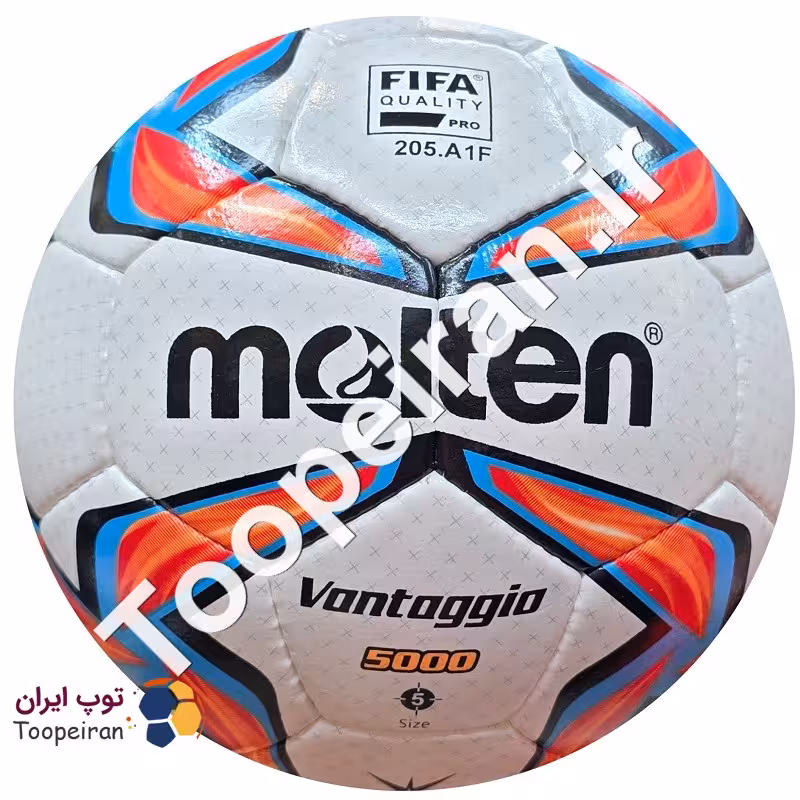 توپ فوتبال مولتن ونتاژیوVentagio5000|قرمز سایز5