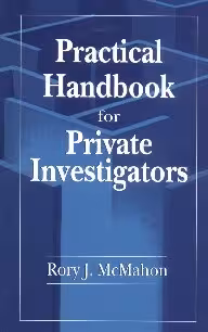 خرید و دانلود نسخه کامل کتاب Practical Handbook for Private Investigators