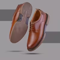 کفش چرم مردانه اسپرت کد SP136TN رنگ عسلی