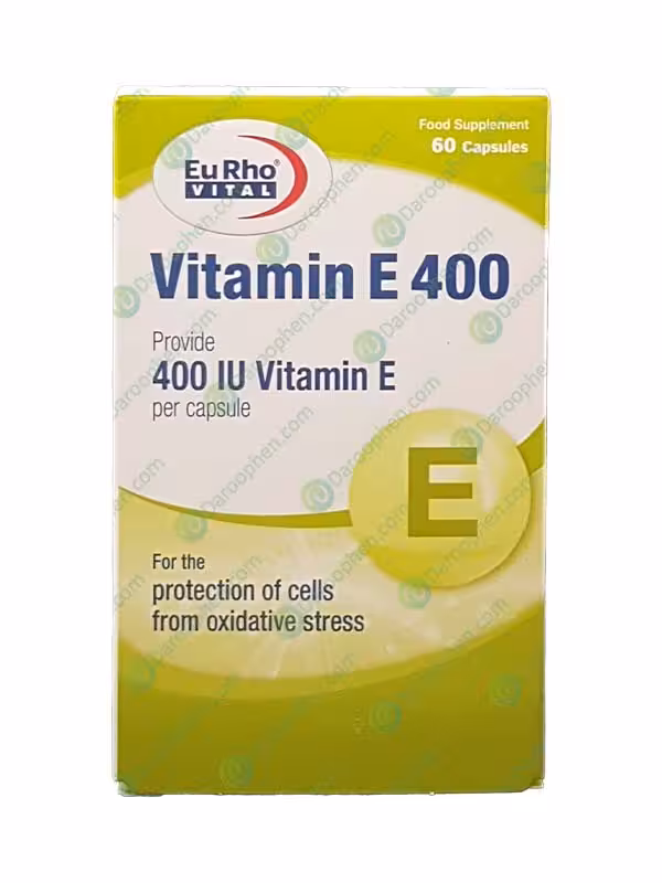 کپسول ژلاتینی ویتامین E 400 یوروویتال 40 عددی