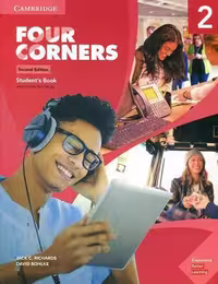 کتاب Four Corners 2 ویرایش دوم رحلی همراه کتاب کار