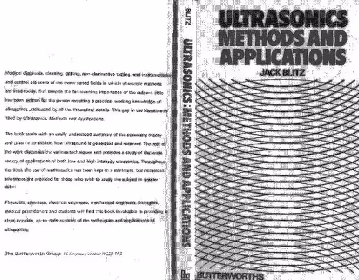 خرید و دانلود نسخه کامل کتاب Ultrasonics Methods and Applications