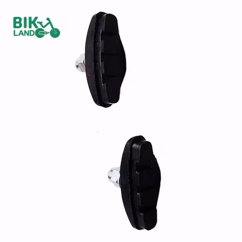 لنت ترمز دوچرخه مدل گوشتی ساده بسته 2 عددی1010387