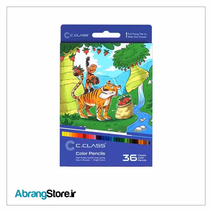 مداد رنگی 36 رنگ سی کلاس
