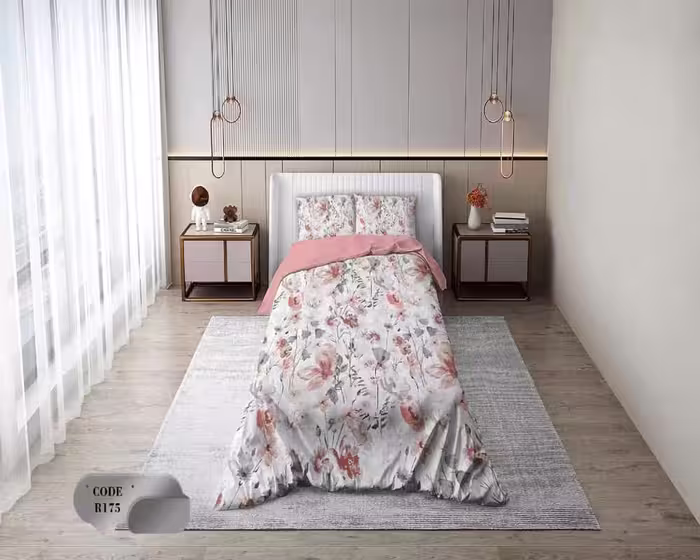 روتختی طرح گل آبرنگی کد 175