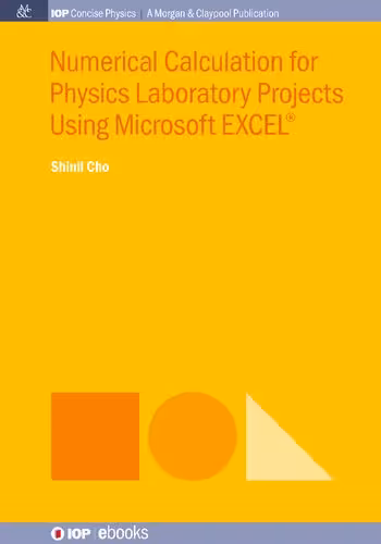 خرید و دانلود نسخه کامل کتاب Numerical Calculation for Physics Laboratory Projects Using Microsoft EXCEL®