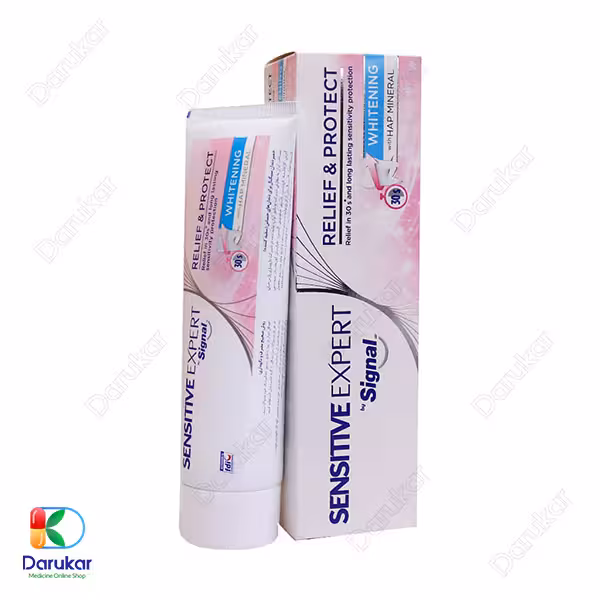خمیردندان سنستیو اکسپرت سیگنال مدل Whitening حجم 100 گرم