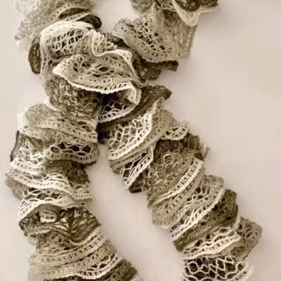 شالگردن بافت فانتزی