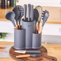 سرویس چاقو و سرو 14 پارچه کاراجا طرح Burby Wood