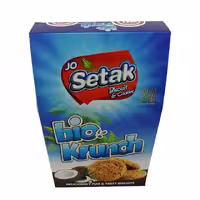 بیسکویت بایو کرانچ نارگیلی ستاک 400 گرمی