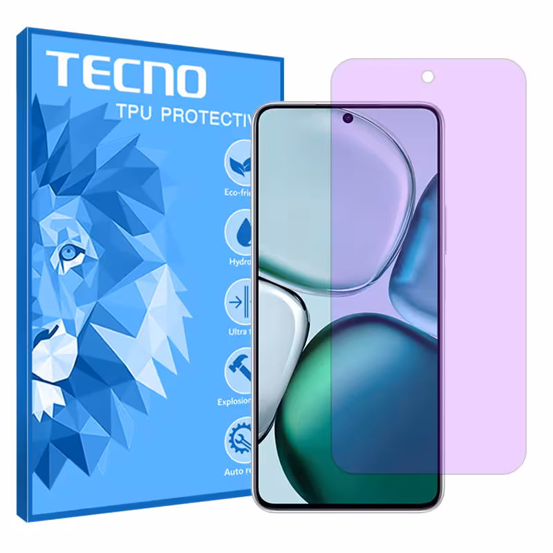 گلس آنر X9c Smart مدل هیدروژلی آنتی پرپل برند تکنو کد S