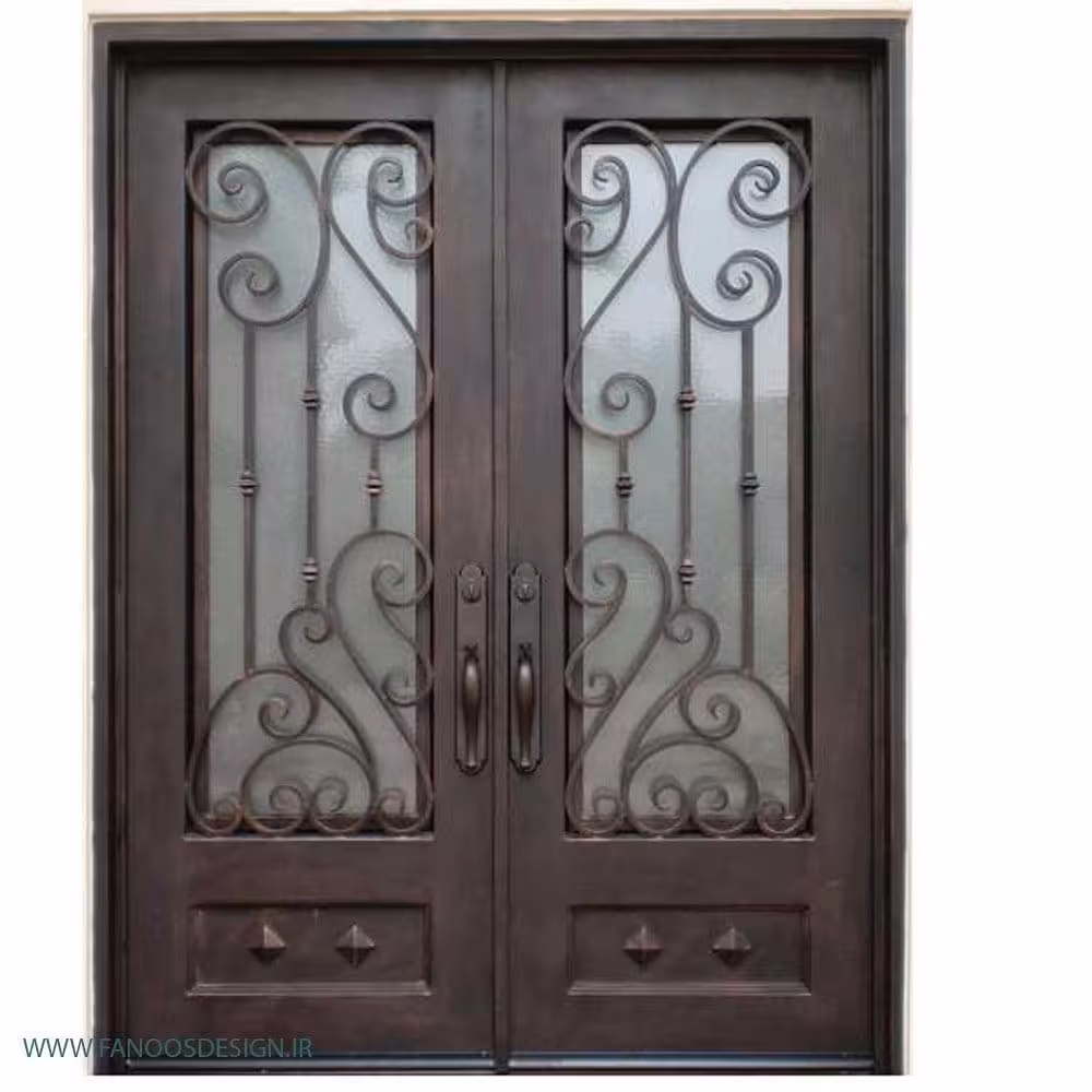 درب ورودی فلزی بدون دید از بیرون کد 1206
