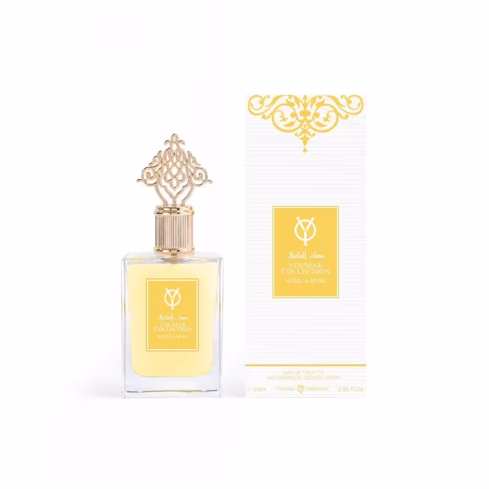 عطر بیکینی طلایی (Vanilla Musk) مدل یارا حجم 25 میلی لیتر