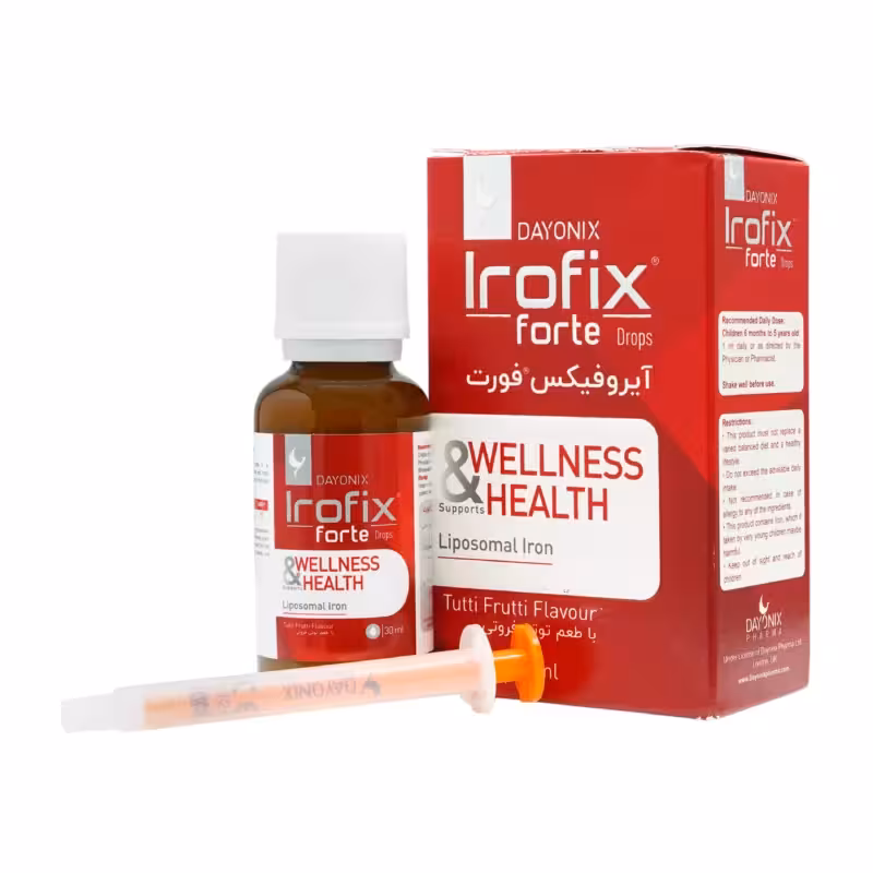 قطره آیروفیکس فورت دایونیکس فارما – کم خونی ناشی از فقر آهن
