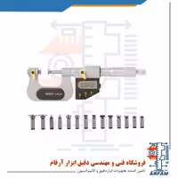 میکرومتر یونیورسال دیجیتال آسیمتو 50-25 خارج سر تعویض شو مدل 0-02-146