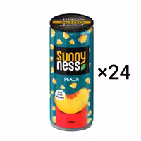 آبمیوه هلو سانی نس قوطی باکس 24 عددی sunny ness